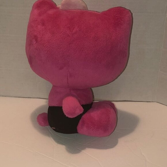 pink hello kitty side pose plush animal - Picture 2 of 3